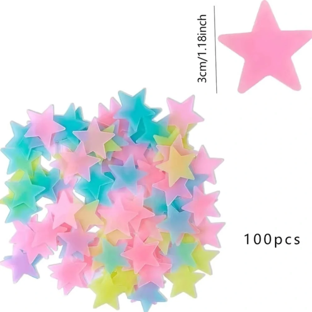 Glow-In-The-Dark Stars 100pcs